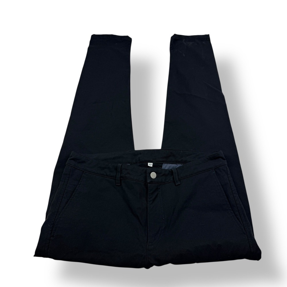 Outlier Strongtwill Pants Black Mens Size 33x30 Two Way Stretch DWR Portugal